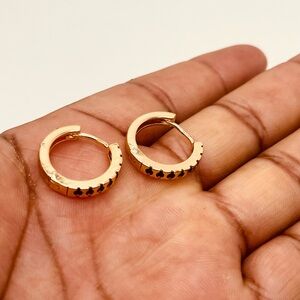Gold filled earrings for women hoop design